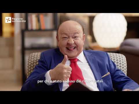 Video di Regione Lombardia con Massimo Boldi - Coronavisrus e gli aiuti economici della Regione