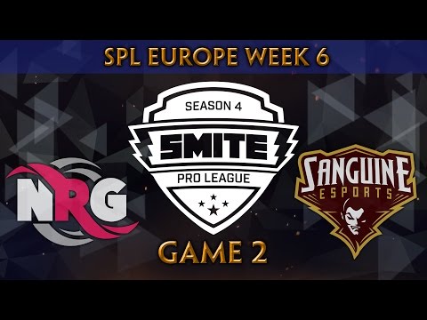 SMITE Pro League S4 Spring Split Week 6 (EU) - NRG Esports vs. Sanguine (Game 2)