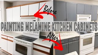 PAINTING MELAMINE CABINETS THE RIGHT WAY! ...WITH FUSION MINERAL PAINT