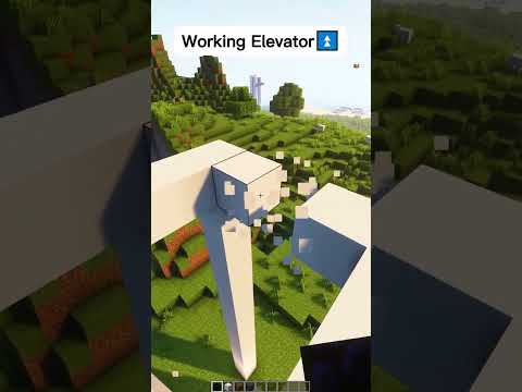 Minecraft: Working Elevator | #shorts