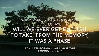 Temporary love by The Brinks (lyric video)