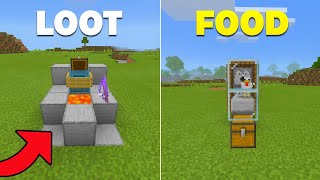 7 EASY Automatic Farms for Beginners in Minecraft Bedrock 1.18!