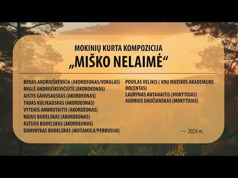 MIŠKO NELAIMĖ - Jurbarko Antano Sodeikos meno mokyklos akordeono klasė