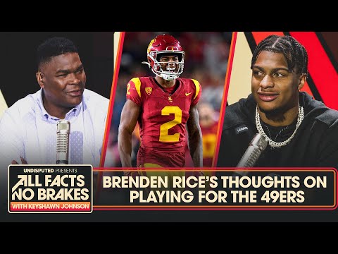 Brenden Rice on father Jerry Rice’s legacy & playing for the 49ers | All Facts No Brakes