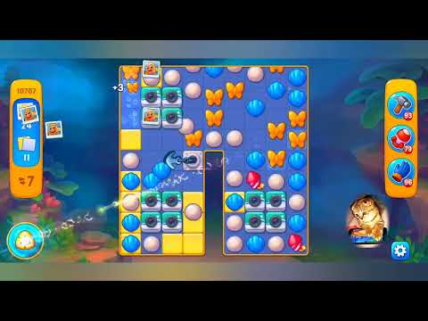 фишдом 2022  #  10707 уровень - прохождение без бустеров # Fishdom,   10707  level - no Boosters.