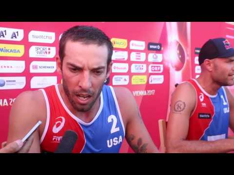 Nick Lucena and Phil Dalhausser win epic match vs Australia at Beach World Championships