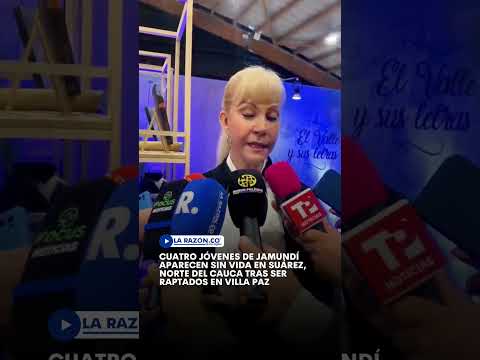 Cuatro jóvenes de Jamundí aparecen sin vida en Suárez, norte del Cauca tras ser