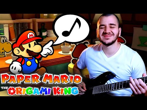 Paper Mario Origami King - Cafe Theme Chill Guitar Cover