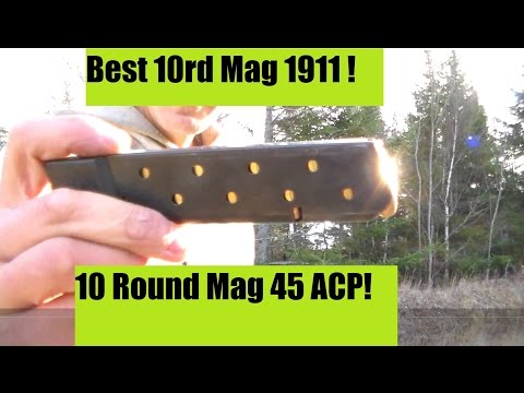 BEST 1911 magazine 10 rd  Chip McCormick Power 10 review 45 ACP