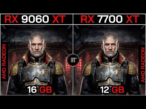 RX 9060 XT VS RX 7700 XT + Ryzen™ 7 9800X3D : TEST IN 20 GAMES