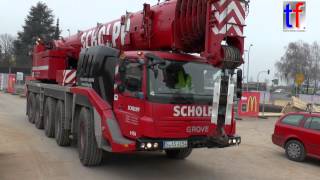 preview picture of video 'Grove Mobile Crane / Autokran, Fa. Scholpp, Fellbach, Germany, 19.02.2015.'