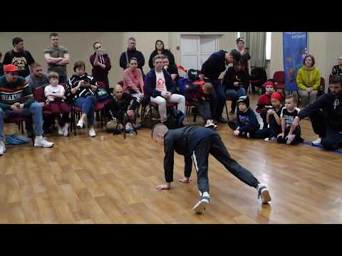 top16 bboy Slime vs ЭлектроМакс - брейкданс чемпионат г.Химки
