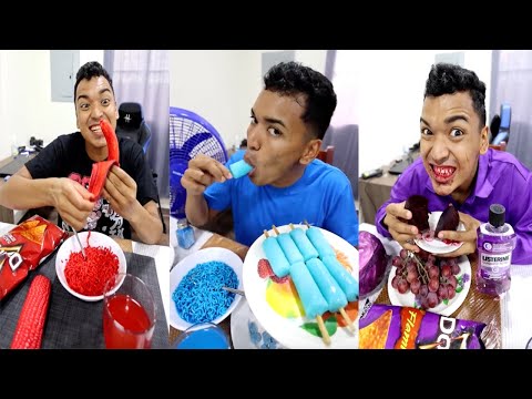 Un Día Comiendo por Colores 🎨😆 | Comedias Virales con Alfredo Larin, Animalize, Mati y Otros