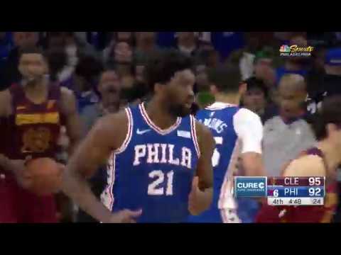 Joel Embiid's CLUTCH Highlights vs Cavaliers, GAME WINNER! 2019.11.12   27 Pts, 4 Ast, 16 Reb!