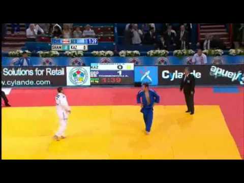 JUDO 2011 World Championships: Avtandil Tchrikishvili (GEO) - Sayat Shamshiyev (KAZ)