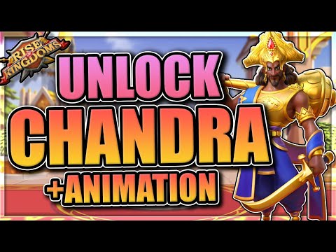 Chandragupta Unlock + Skill Animation | ROK