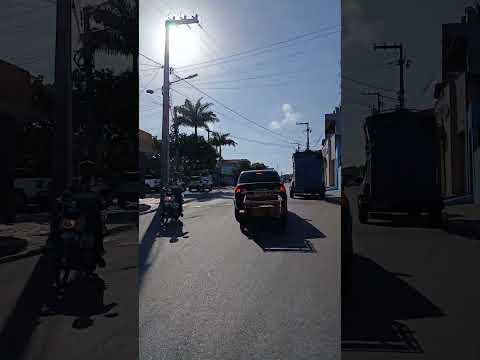Por dentro de Jacaraú PB. Rua principal. #pb #cidades #paraiba #viajar #moto #passeio.  Deus é bom.
