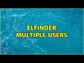 Elfinder Multiple Users