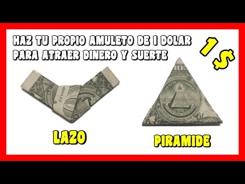 2 AMULETOS para ATRAER DINERO Rápido 👉 Utilizando 1 DOLAR 💲💲