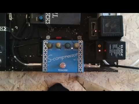 Демонстрация педали эффектов Yerasov Compressor Sustainer SC-3