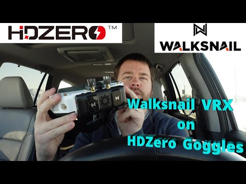 HDZero Goggles with the Walksnail VRX! : 60fps and 100fps Test