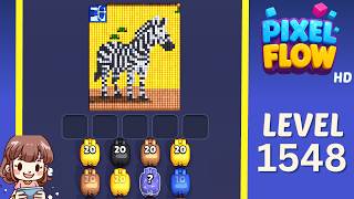Pixel Flow Level 1548 Solution Walkthrough