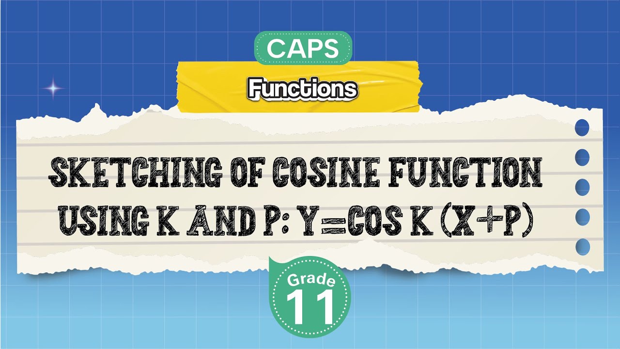 [GRADE 11] Sketching of Cosine Function using k and p: y=cos k (x+p)