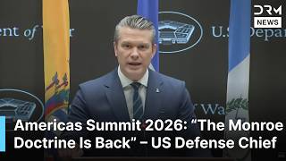 FULL Americas Summit: Hegseth Declares New Monroe Doctrine at Cartel Conference | DRM News | AC1F