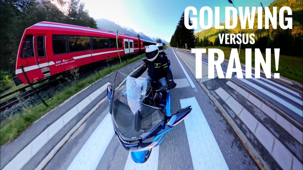 Racing a Train in the Shadow of Mont Blanc!