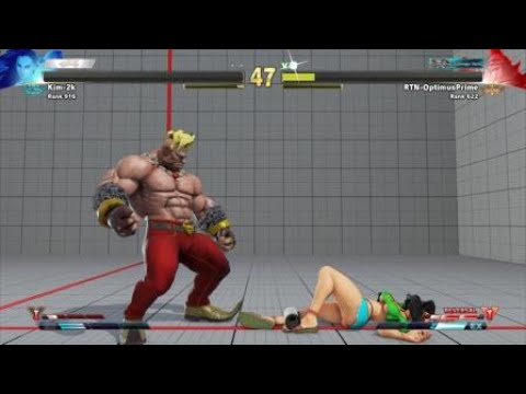 SFV AE - SAGUÃO - Laura (Kin-2K) vs Birdie (OptimusPrime) luta 1