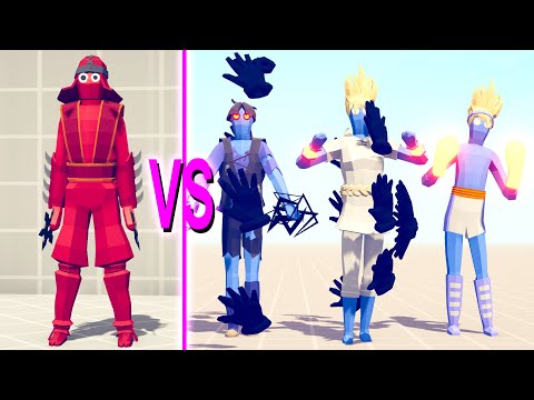 SENSEI vs LEGACY Team - Totally Accurate Battle Simulator TABS