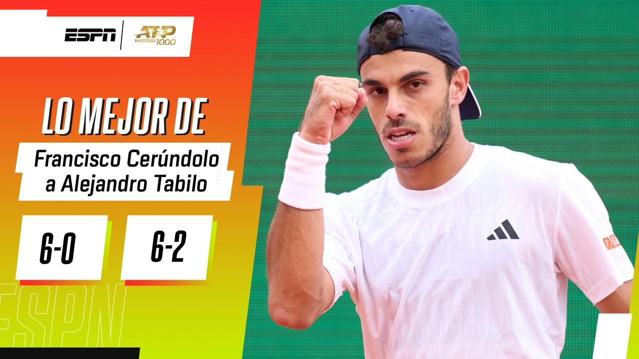 ¡DEBUT CONTUNDENTE! FRANCISCO CERÚNDOLO NO TUVO PROBLEMAS PARA VENCER A TABILO EN ROMA | RESUMEN