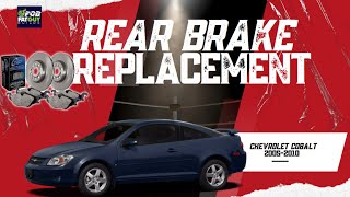 How To: Chevrolet Cobalt Rear Brake Replacement (2005-2010)