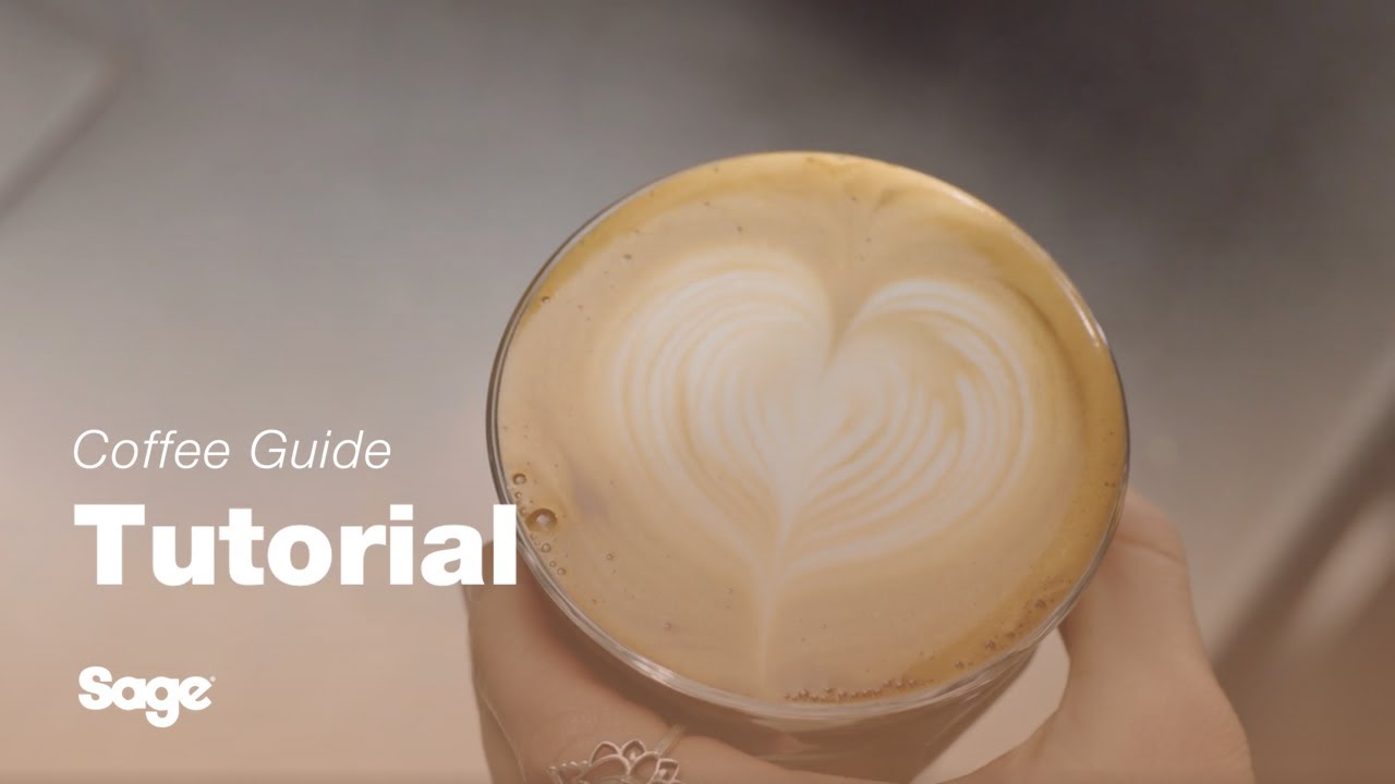 How to create latte art: the heart
