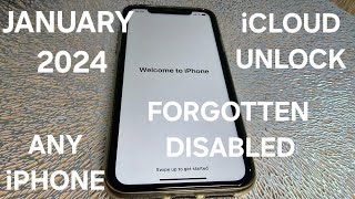 January 2024 iCloud Unlock with Forgotten Apple ID and Password✔️Any iPhone with Disabled Account✔️