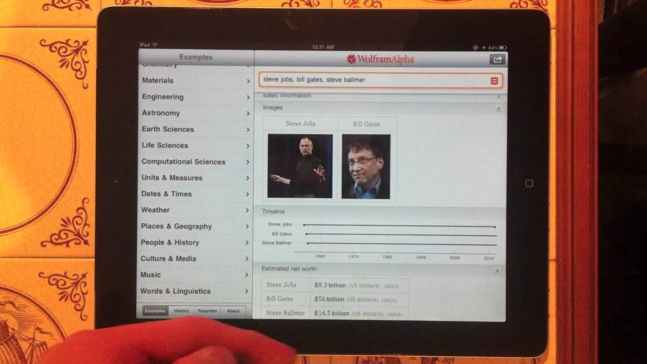 App Review: Wolfram|Alpha (iOS)