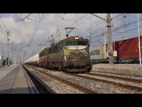 Butane train with loc 289.108 passing Sant Vicenç de Calders