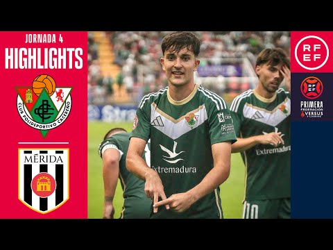 Resumen #PrimeraFederación | CP Cacereño 2-1 AD Mérida | Jornada 4 | Temporada 2025/26