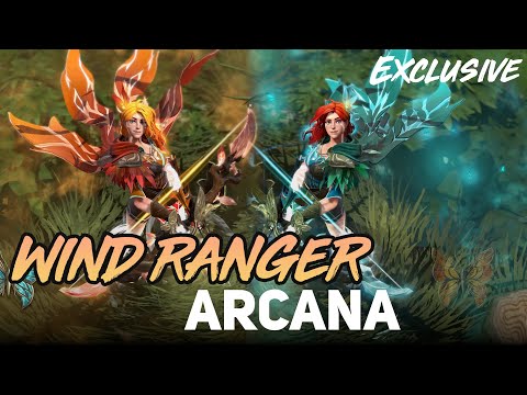WINDRANGER ARCANA | COMPASS OF THE RISING GALE | TI10 BATTLE PASS | EXCLUSIVE SET | DOTA 2