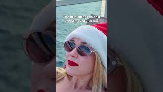 The first thing I do on a Christmas cruise🛳️🎄 #shorts  #cruiselife #cruise #christmas
