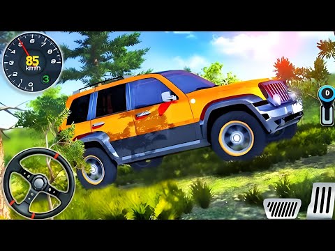 Offrad Car Simulator Driving 3D || 4×4 Jeep Driving Prado Hill Climb Racing || android gameplay
