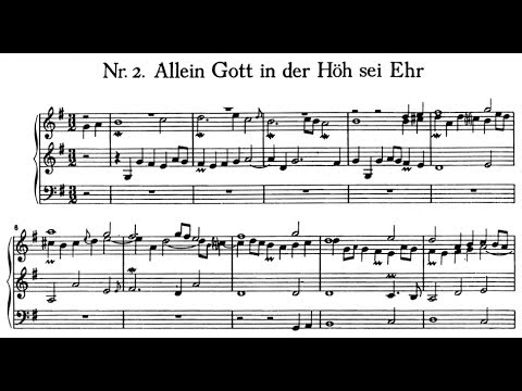 Georg Bohm: Chorale Prelude, "Allein Gott in der Hoh sei Ehr"
