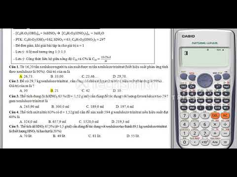 HNO3 tạo xenlulozơ trinitrat_Nguyễn Đạo Hải