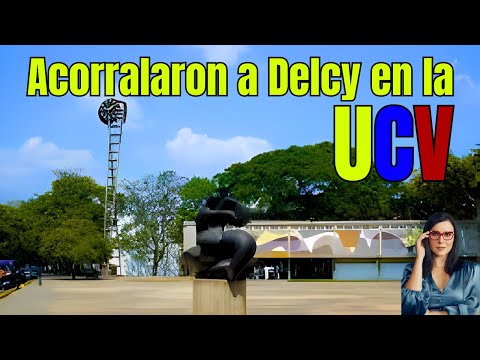 Acorralaron a Delcy Rodríguez en la UCV