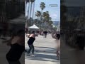 Naked Woman Swings Spiked Bat On Venice Beach