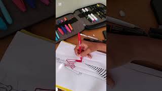 Red dress vibes ❤️Turning heads on a Monday!💋#RedDress #FashionIllustration #MondayMood