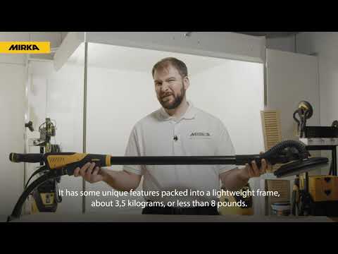 Why choose a Mirka® LEROS wall sander? Features and benefits