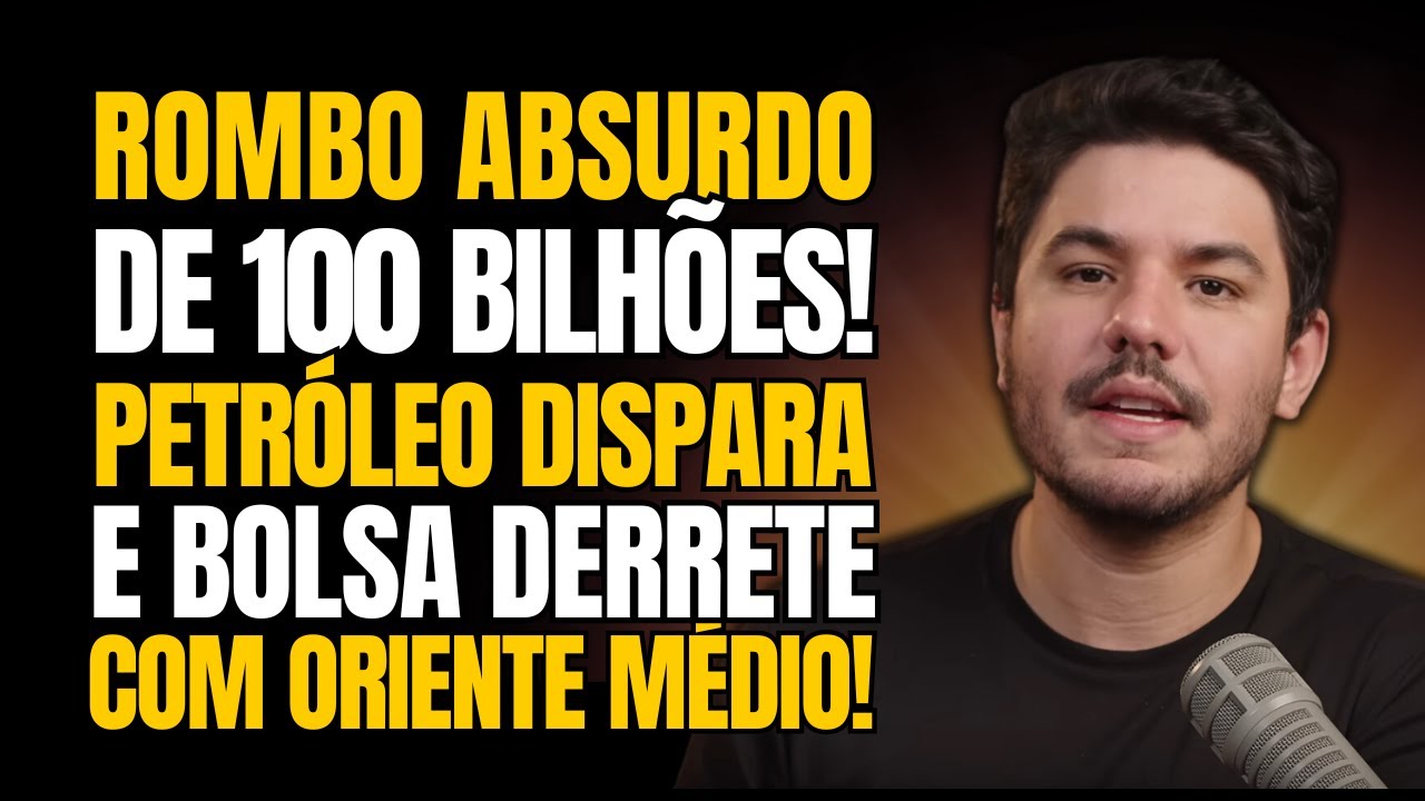 🔴 Rombo de R$ 100 BILHÕES nas contas públicas e conflitos no Oriente Médio derrubam a bolsa!