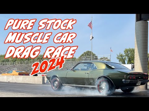Pure Stock Muscle Car Drag Race 2024