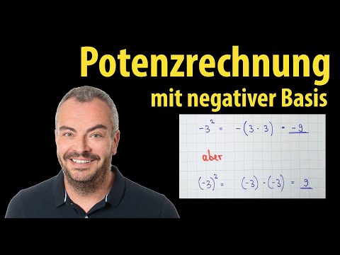 Powers with a negative base - This is the difference |  Lehrerschmidt